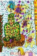 Le Frogie On Lotus Pond
